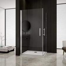 Box doccia angolare Aica 100x70 in cristallo NUOVO!!