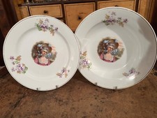 Coppia di piatti ceramica