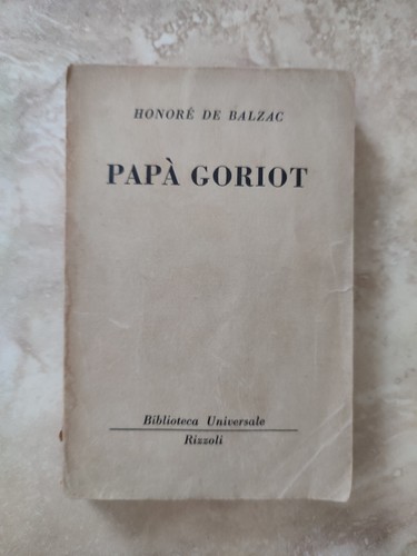 Balzac papa papà goriot - de,