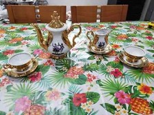 Set antico tazzine Bavaria, , caffè o the  decorate in oro