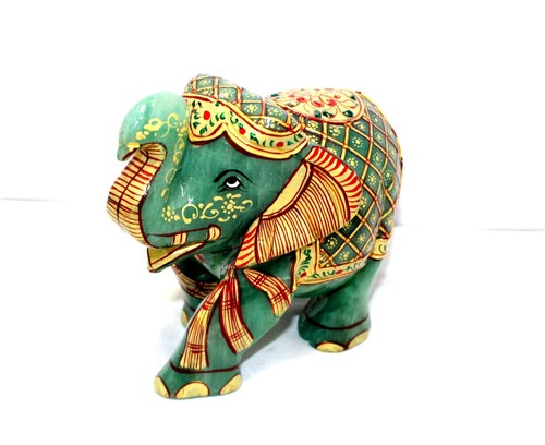 Elefante giada intagliato - giada,