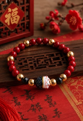 Lucky cat bracelet maneki - bracelet,