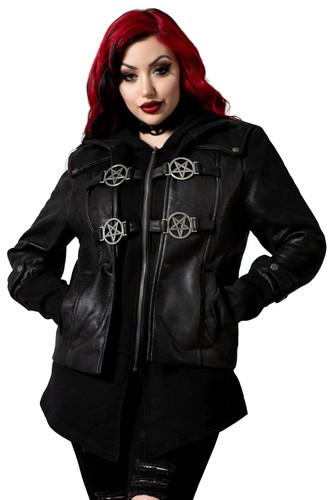 Giacca ecopelle killstar - ecopelle,