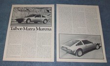 1981 Talbot-Matra Murena