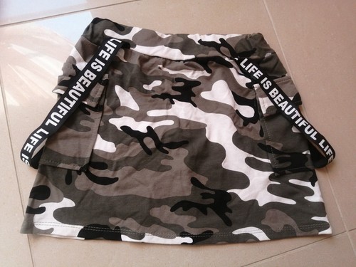 Minigonna stile militare con - minigonna,