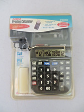 Calcolatrice stampa multifunzione 12 cifre Aurora PR 600 vintage