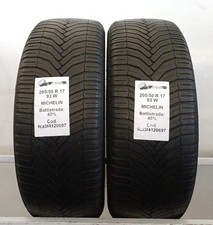 PNEUMATICI USATI PEZZI 2 MICHELIN  CROSSCLIMATE 205/50 R17 93W 4 STAGIONI