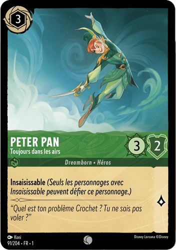 Peter pan toujours - peter,