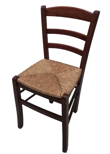 Sedia paesana paglia noce - sedia,