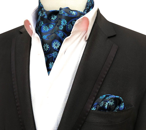 Cravatta uomo classica ascot - cravatta,
