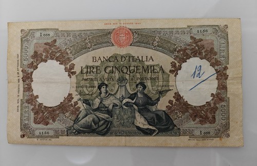 Excelente billete 5000 lire - excelente,