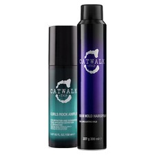 TIGI Catwalk Sparset CURLS ROCK AMPLIFIER 150ml + lacca per capelli FIRM HOLD 300ml