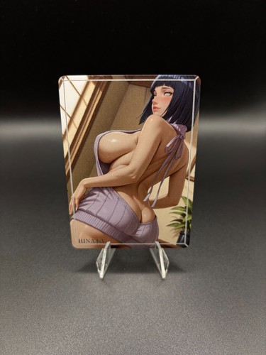Hinata naruto waifu card - card, tcg