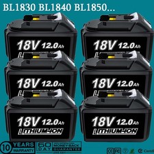 4x batteria 18V 12Ah 9Ah 6Ah