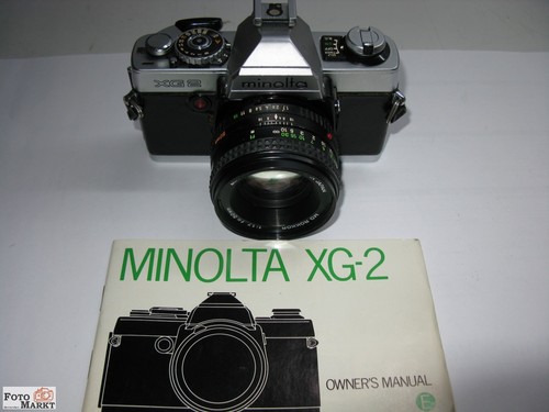 Minolta slr camera xg2 - minolta,