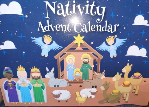 Calendario natività avvento - calendario,