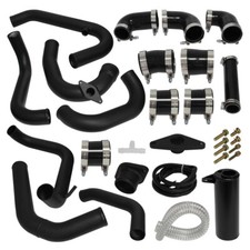 Kit tubi intercooler nero per