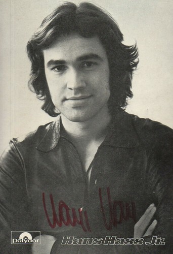 Autografo hans hass jr - hans,