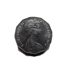 AUSTRALIA 50 CENT 1975