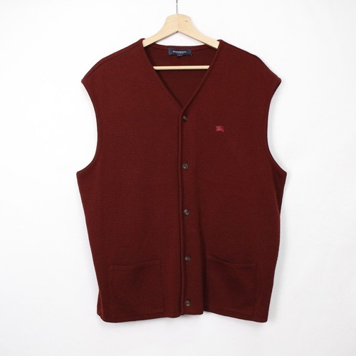 Gilet burberry lana rosso - burberry,