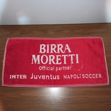 Birra Moretti Tappetino Tovaglietta in spugna - Inter Juventus Napoli Soccer