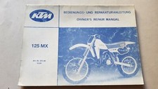 KTM 125 MX 1983 manuale uso / officina riparazione owner's-repair manual