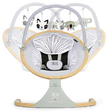 Kinderkraft Sdraietta a Dondolo Lumi Grigio Multifunzione Neonato Relax