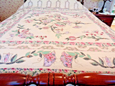 Vintage Quilt 78 x 81" Floral