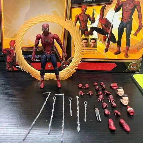 Mafex 241 spider man tobey - mafex, spider-man