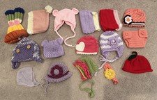 Lotto cappelli neonata bambina