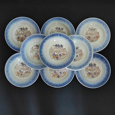 Piattini aerografati della Ceramica Felice Musso di Mondovì - 1920/1930