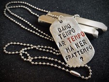 Collana in alluminio