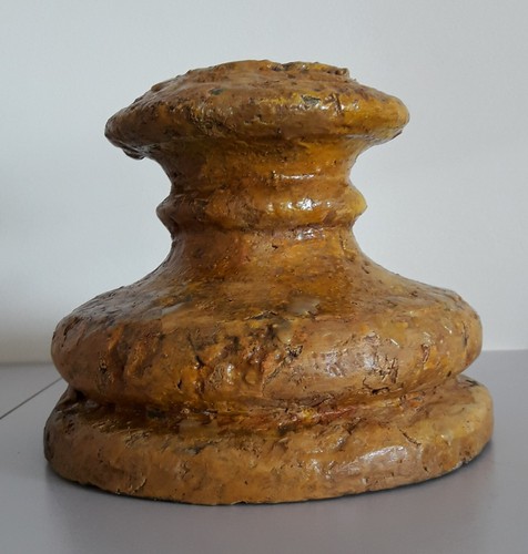 Antico candeliere legno - antico, in