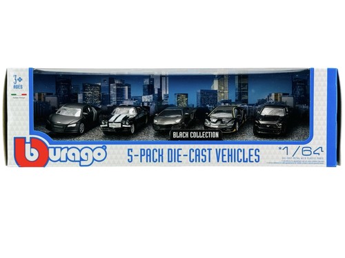 Bburago black collection set - black,