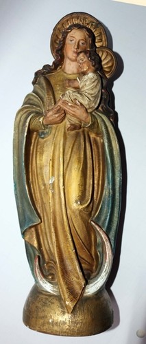 Statua gesso maria - in,