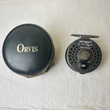 Mulinello da pesca a mosca Orvis Battenkill Disc 5/6 made in England con custodia morbida e lenza