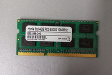 Hybux 3rd 4GB PC3-8500S 1066MHz Memoria RAM DDR3 SO-DIMM non-ECC UNBUFFERED