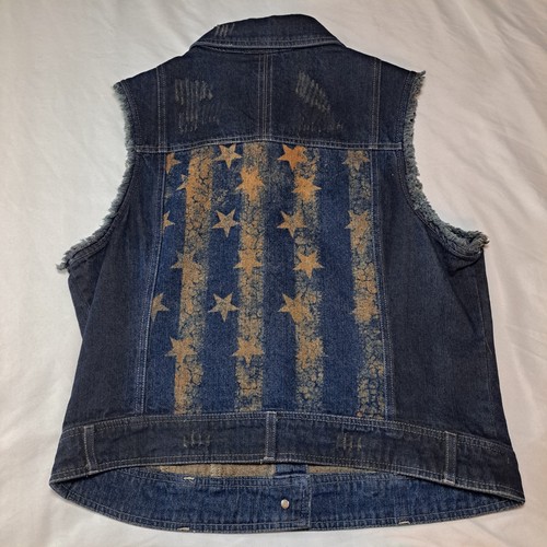Gilet denim harley davidson - denim,