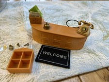 Sylvanian Families Grand Regency Hotel Ricambi Scrivania, Chiavi, Telefono, Menu, Key Box 
