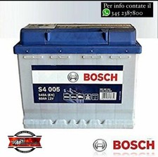 0092S40050 BATTERIA AUTO 12V 60AH BOSCH NUOVA ORIGINALE S4005 SPUNTO 540 A