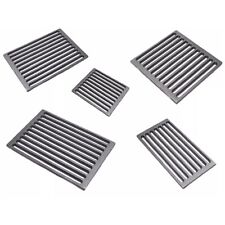 Griglia in Ghisa per Camino Stufa Barbecue Fondello per Cenere in Varie Misure