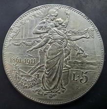 Moneta Regno d'Italia - 5 Lire