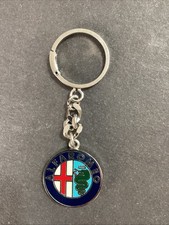 Portachiavi in Metallo per Alfa Romeo, Vintage, Veramente Fare,originale,AG183