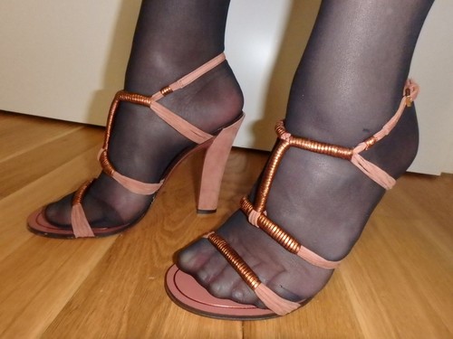 Gucci sandalo tacco alto vera