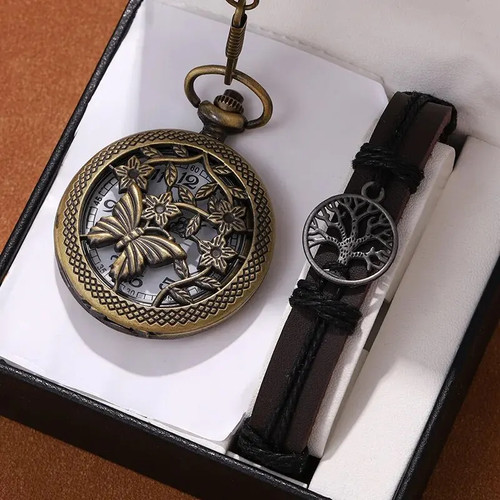 Collana orologio tasca con - collana, da
