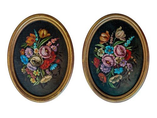Coppia quadretti floreali - coppia,