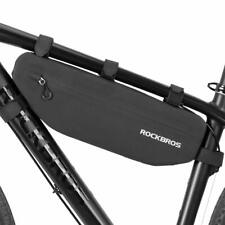 RockBros Borsa da Ciclismo Triangolo Borsa Telaio Bici Impermeabile Nera