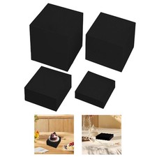 Tavolo da buffet nero con