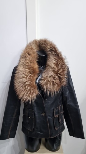 Giacca cappotto blugaya - cappotto, pelle