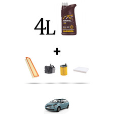 HOFFCAR Kit tagliando 4 FILTRI